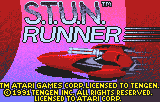 S.T.U.N. Runner Title Screen